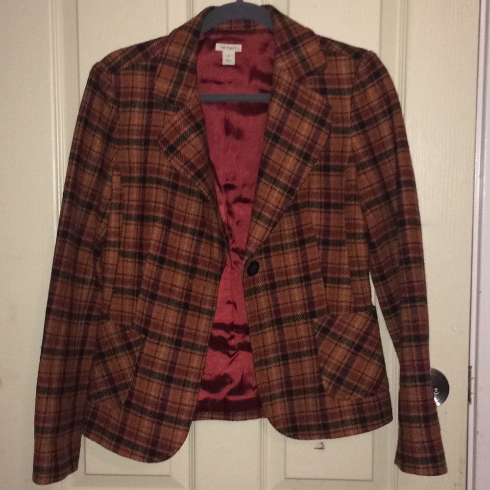 Halogen plaid blazer